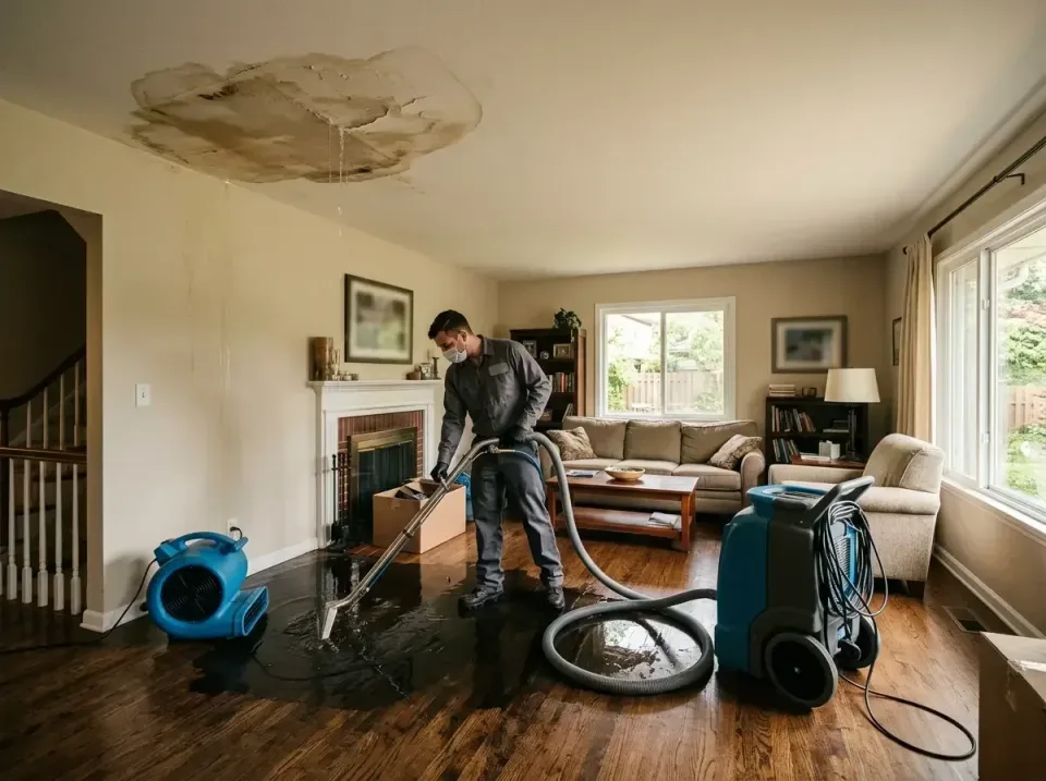 attic-pipe-burst-ceiling-drip-008 — frequently asked questions, Water Damage Restoration & Carpet Care in Rural Hill, TN